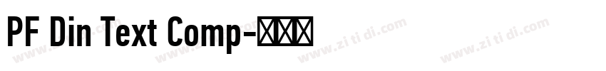 PF Din Text Comp字体转换